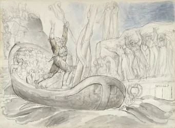 Illustration to the Divine Comedy by Dante Alighieri, 1824-27